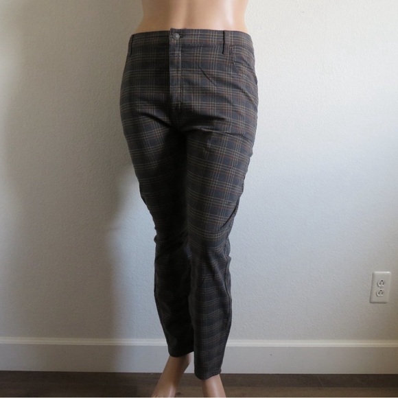 AMERICAN EAGLE Jeans Women’s Plaid Jegging Super Stretch Plus Size 24 Reg NWT - Picture 3 of 5